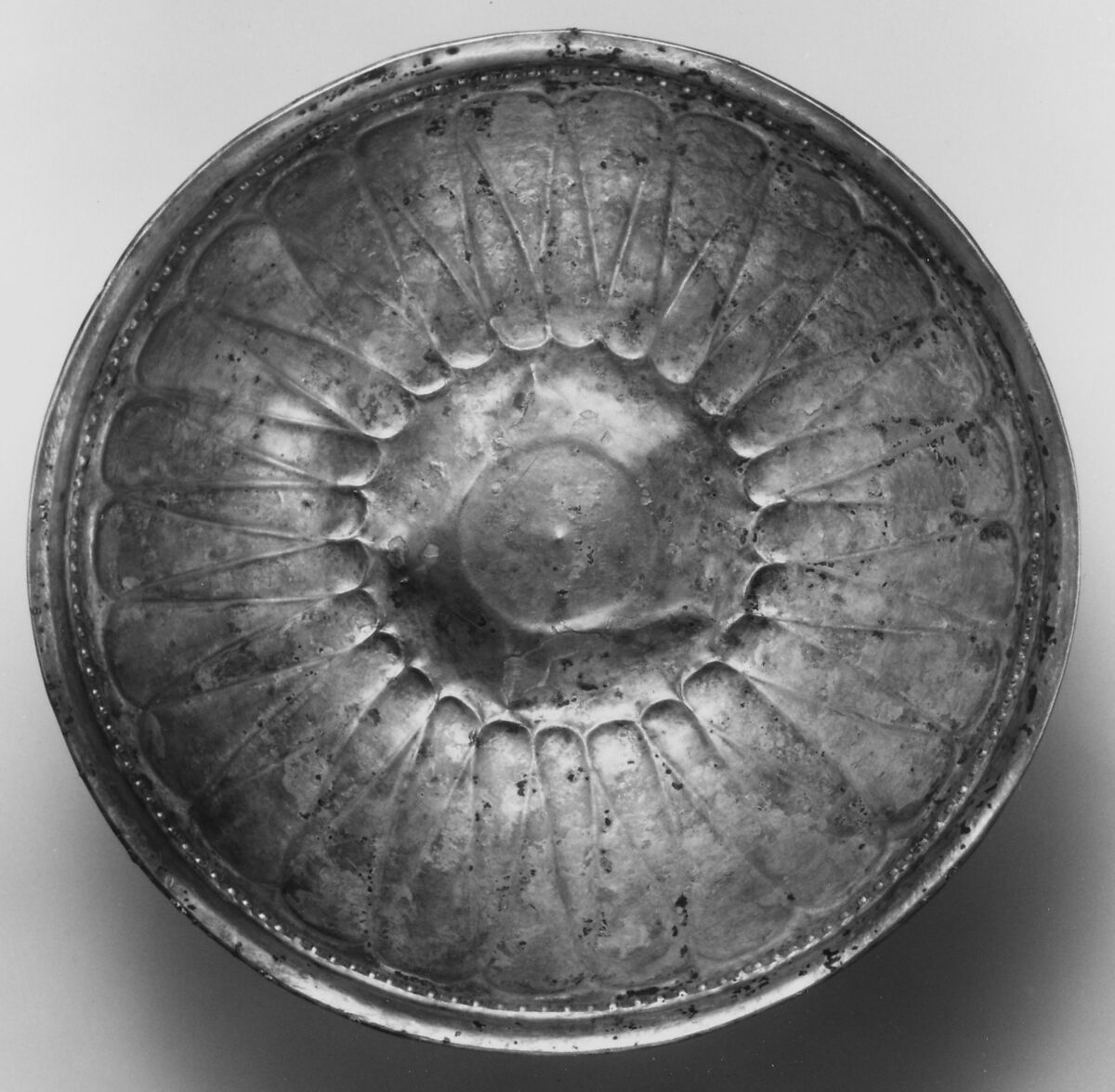 Footed Cup, Silver, Central Asia, Sogdia