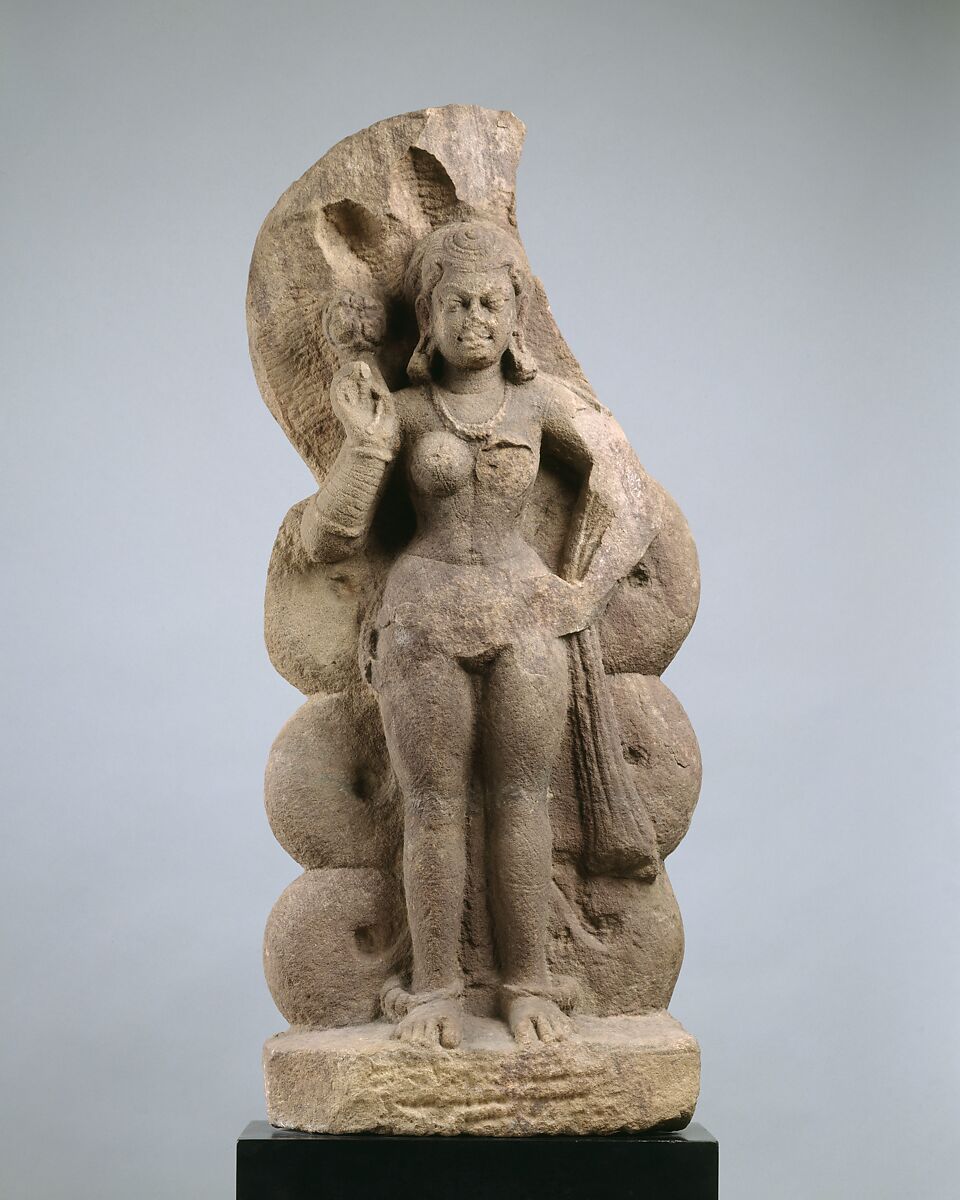 Nagini (Serpent Queen or Consort of Nagaraja), Stone, India (Madhya Pradesh)