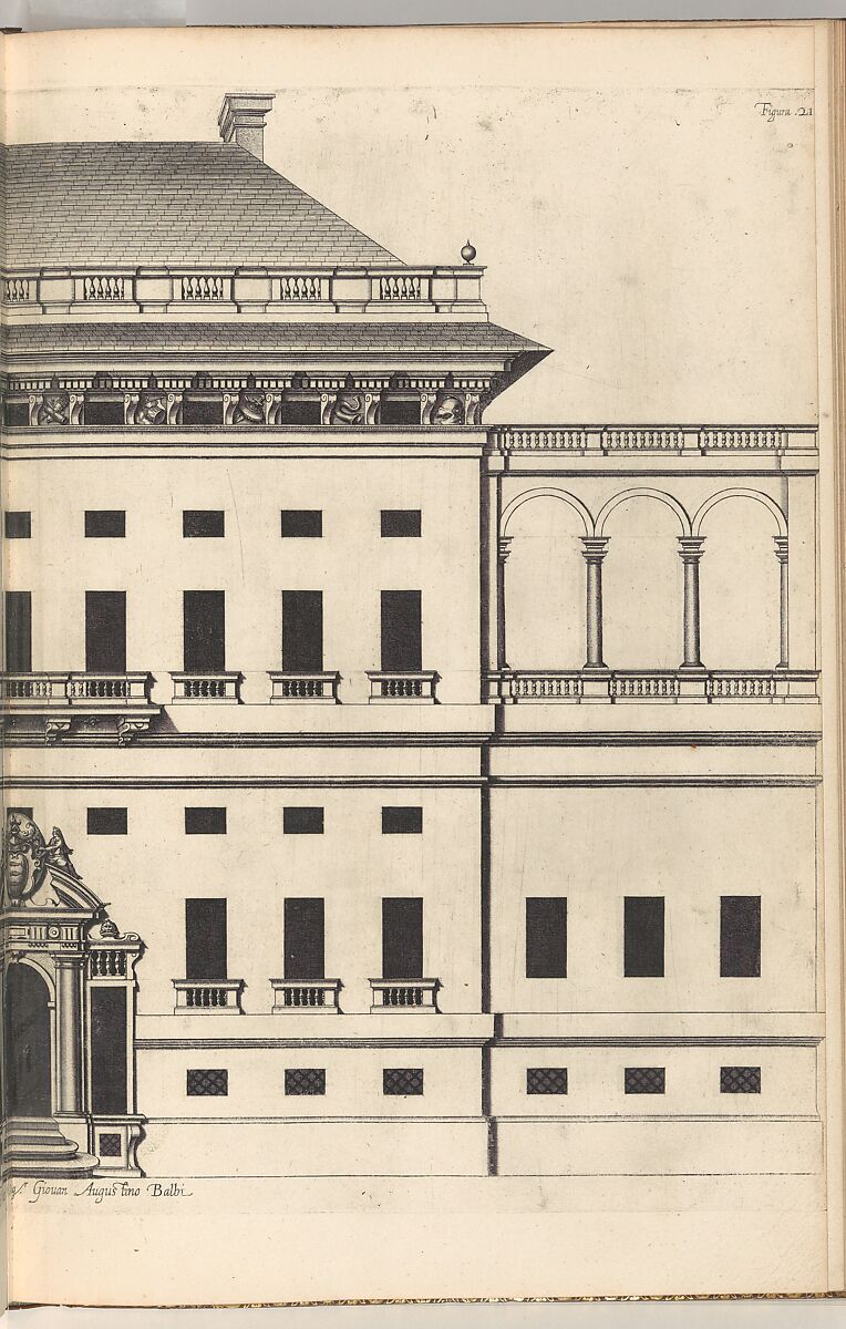 Palazzi di Genova, After Peter Paul Rubens (Flemish, Siegen 1577–1640 Antwerp), Printed text with etched illustrations