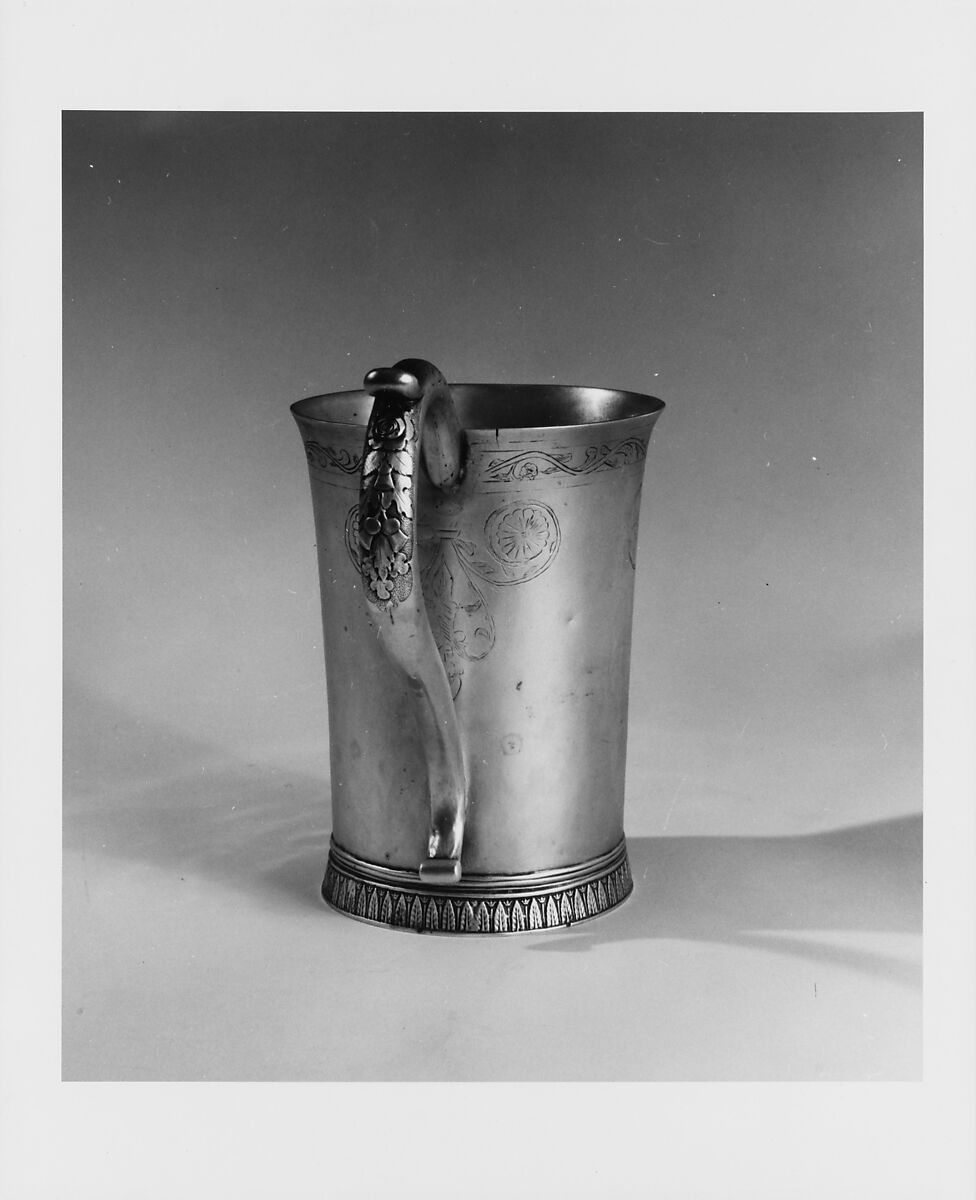 Beaker, John Hull (1624–1683), Silver, American