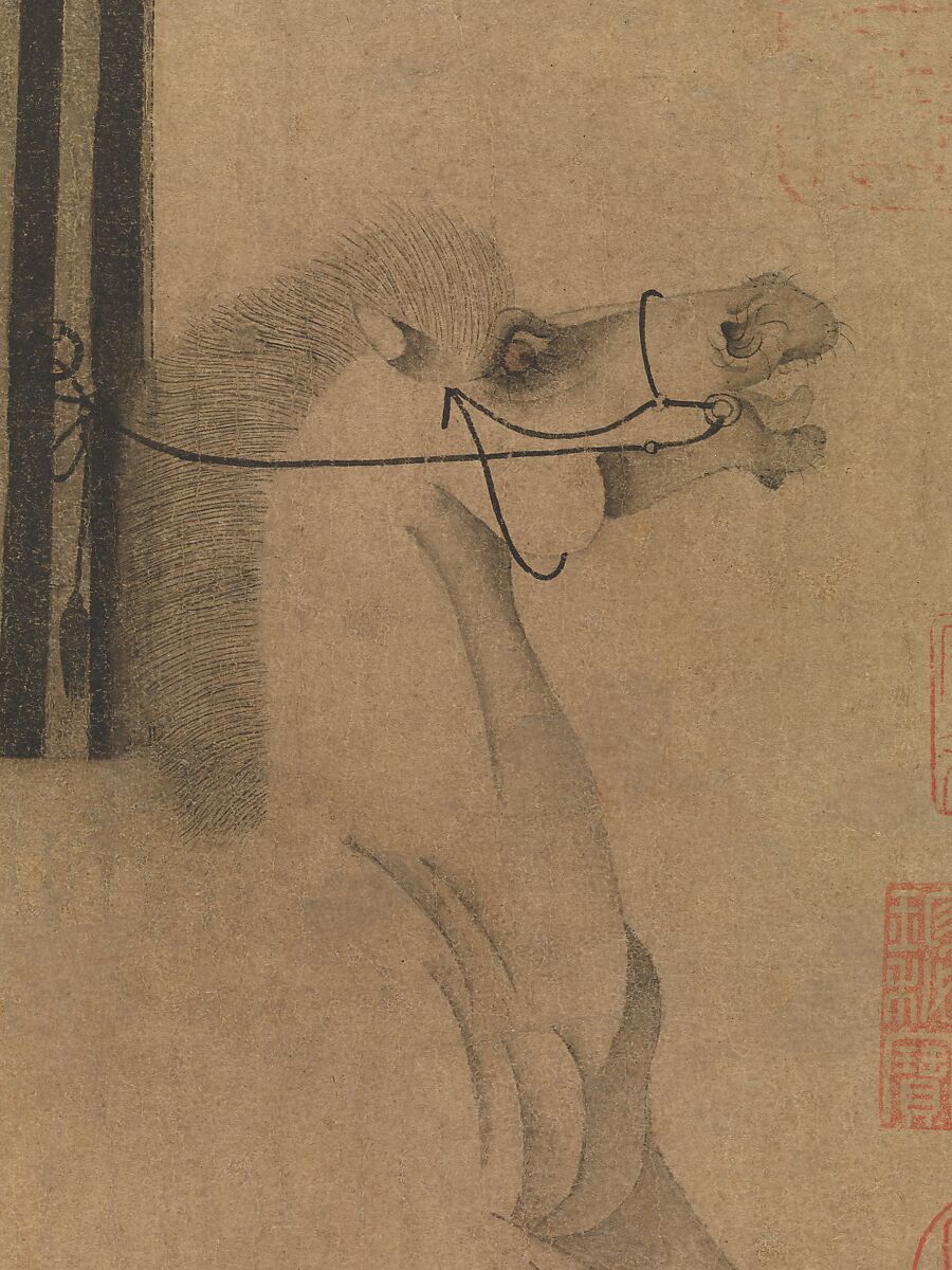 Night-Shining White, Han Gan (Chinese, active ca. 742–756), Handscroll; ink on paper, China