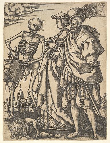 Couple and Death with a Drum, from 