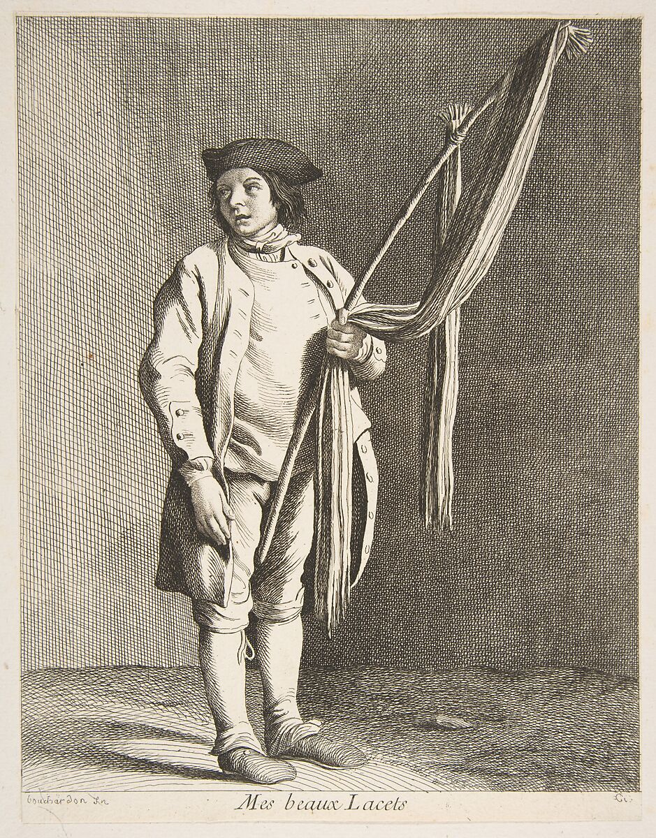 Laces Peddler, Anne Claude Philippe de Tubières, comte de Caylus (French, Paris 1692–1765 Paris), Etching with some engraving 