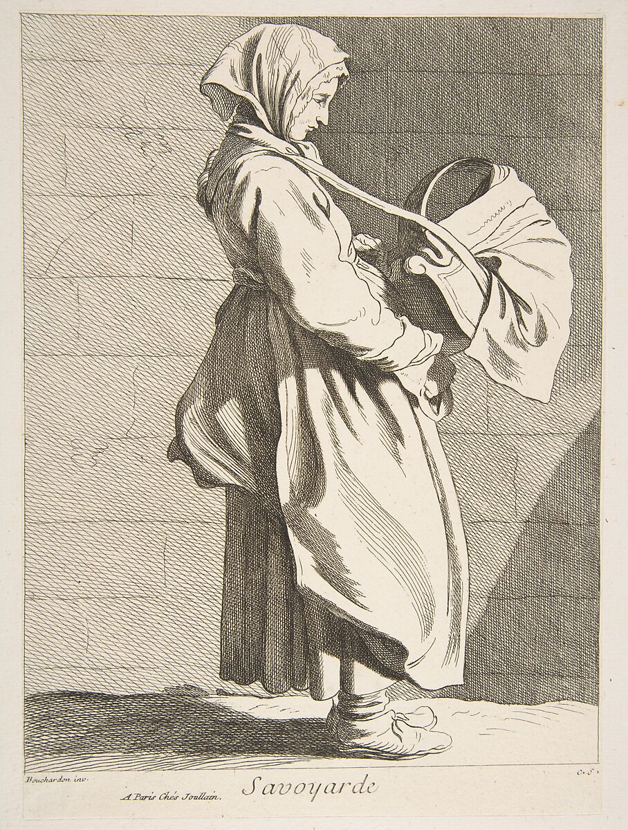 A Woman from Savoy, Anne Claude Philippe de Tubières, comte de Caylus (French, Paris 1692–1765 Paris), Etching with some engraving 