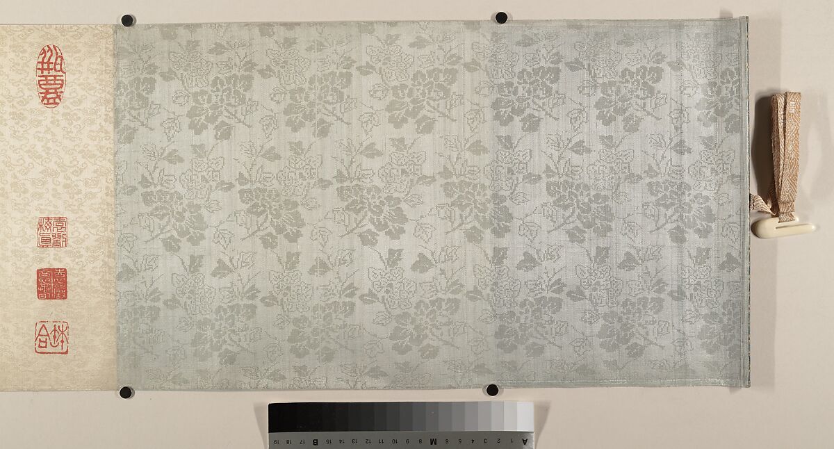 Raising the Alms-Bowl, unidentified artist Chinese, Handscroll; ink, color, and gold on paper, China