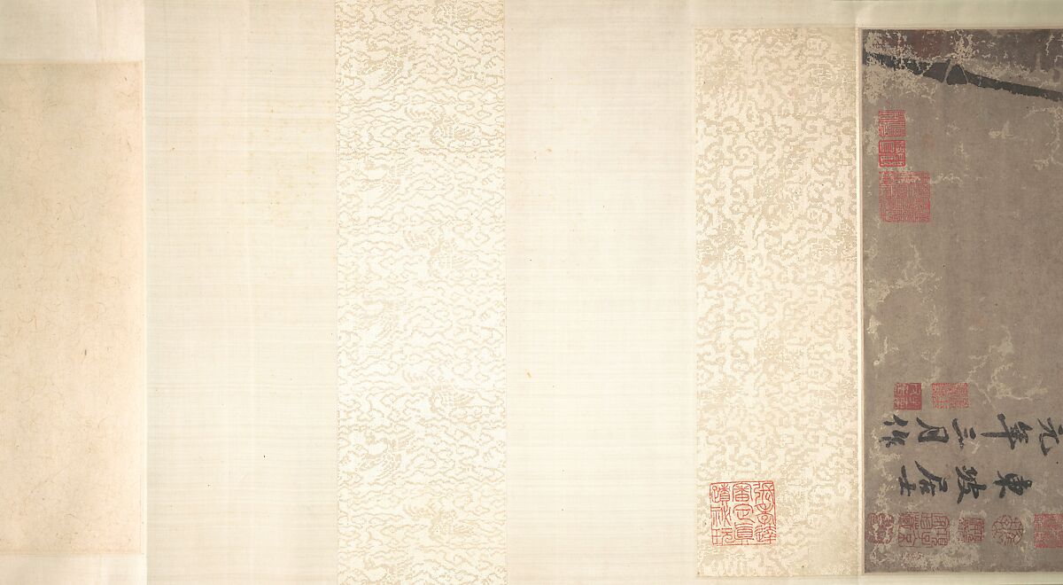 Bamboo, Unidentified artist, Hanging scroll mounted as a handscroll; ink on paper, China