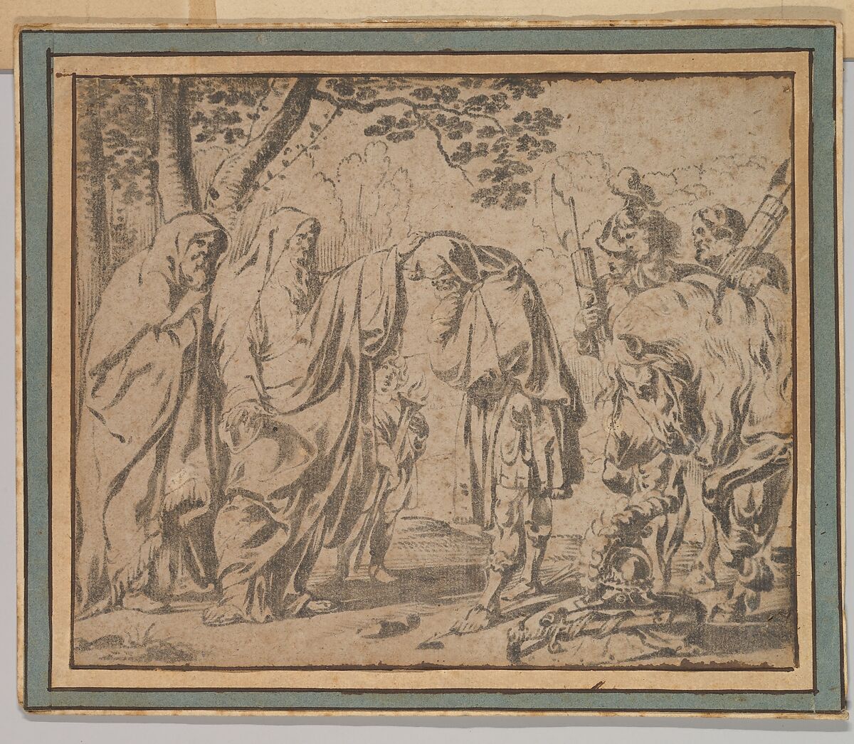 The Consecration of Decius Mus, Antoine Sallaert (Flemish, Brussels ca. 1580/85–1650 Brussels), Monotype 