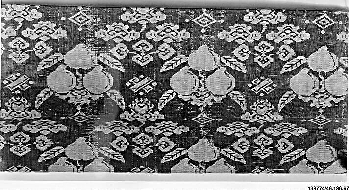 Sutra Cover with Peaches and Auspicious Symbols | China | Ming dynasty ...