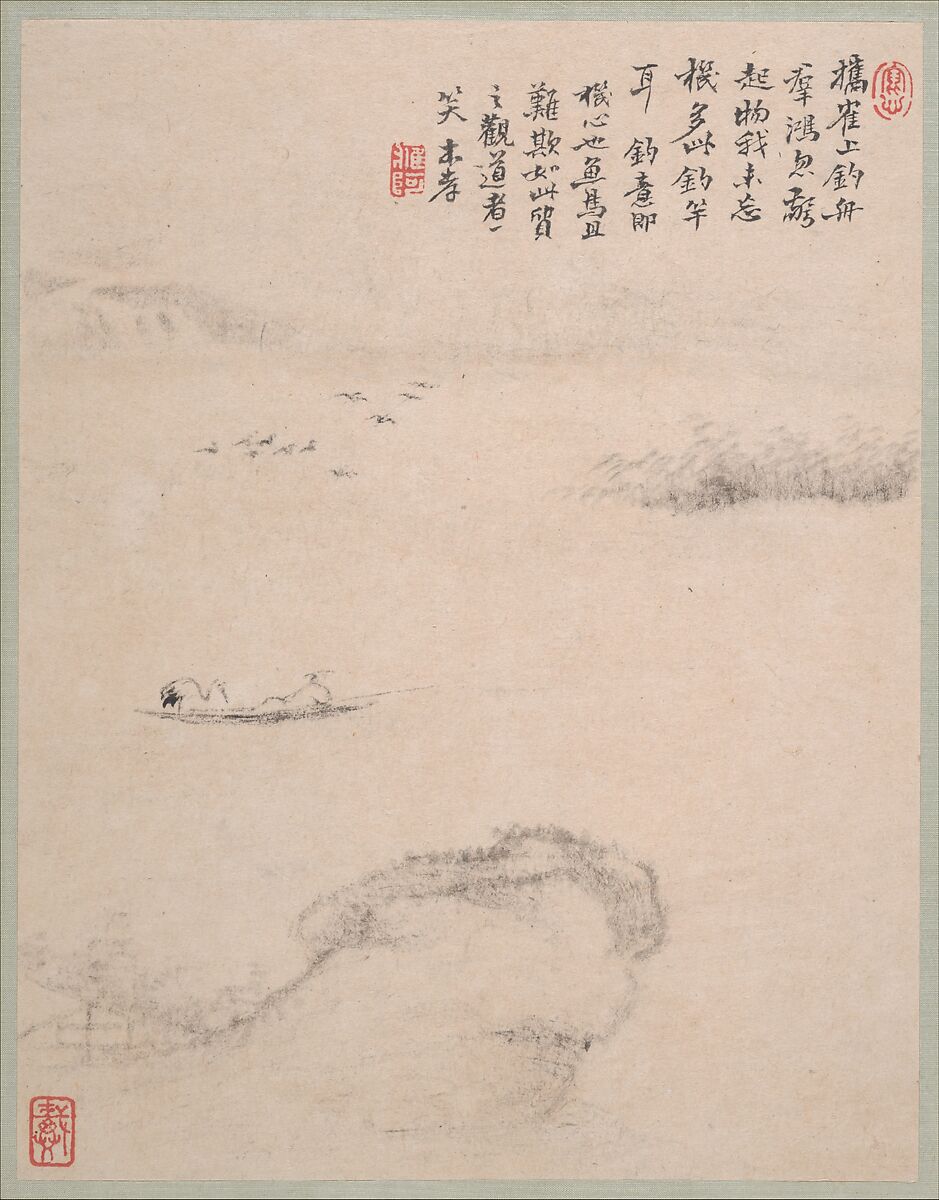 Landscapes, Dai Benxiao (Chinese, 1621–1693), Album of twelve leaves; ink on paper, China