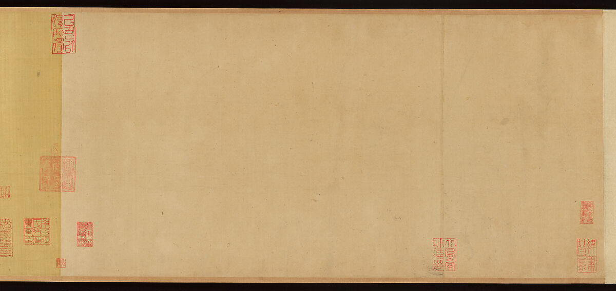 Finches and bamboo, Emperor Huizong (Chinese, 1082–1135; r. 1100–25), Handscroll; ink and color on silk, China