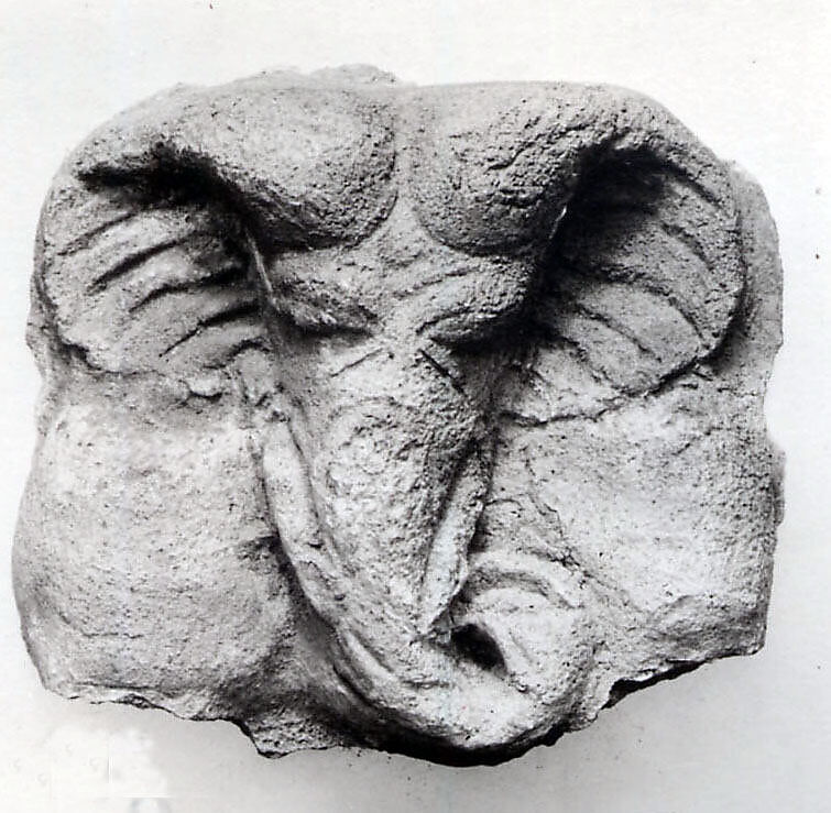 Fragment of a Relief, Stucco, Central Asia 