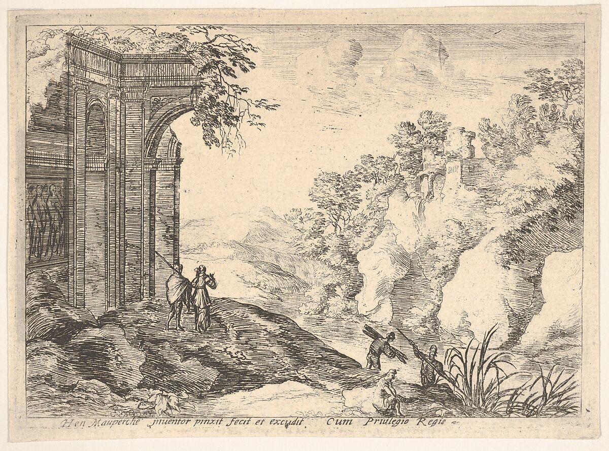 Le Pan de Muraille, Henri Mauperché (French, Paris (?) ca. 1602–1686 Paris), Etching 