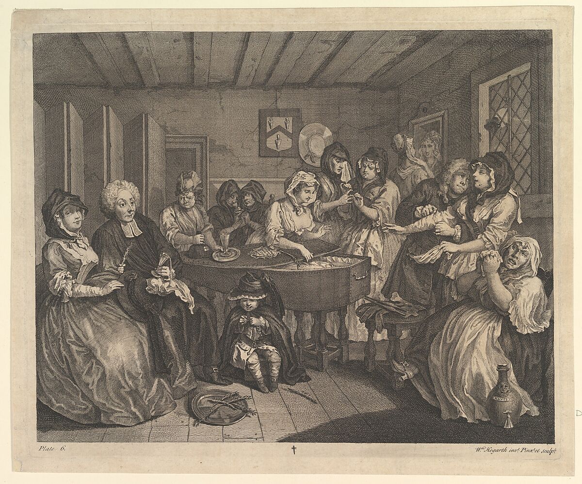 William Hogarth | A Harlot's Progress, Plate 6 | The Metropolitan ...