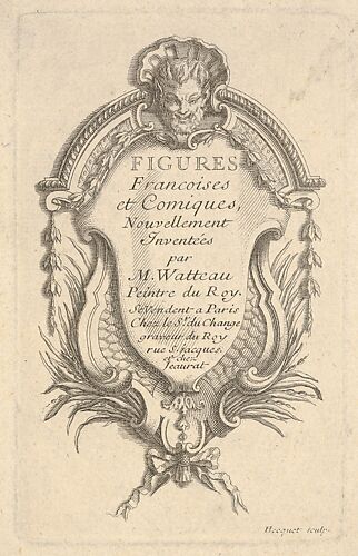 Frontispiece for 'Figures French and comic' (Figures francoises et comiques)