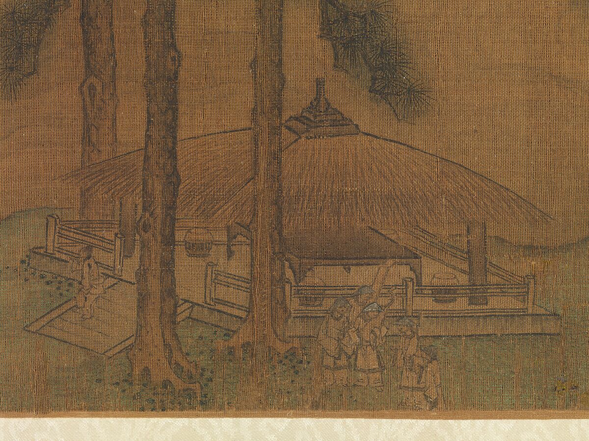 A Diplomatic Mission to the Jin, Attributed to Yang Bangji (Chinese, ca. 1110–1181), Handscroll; ink and color on silk, China