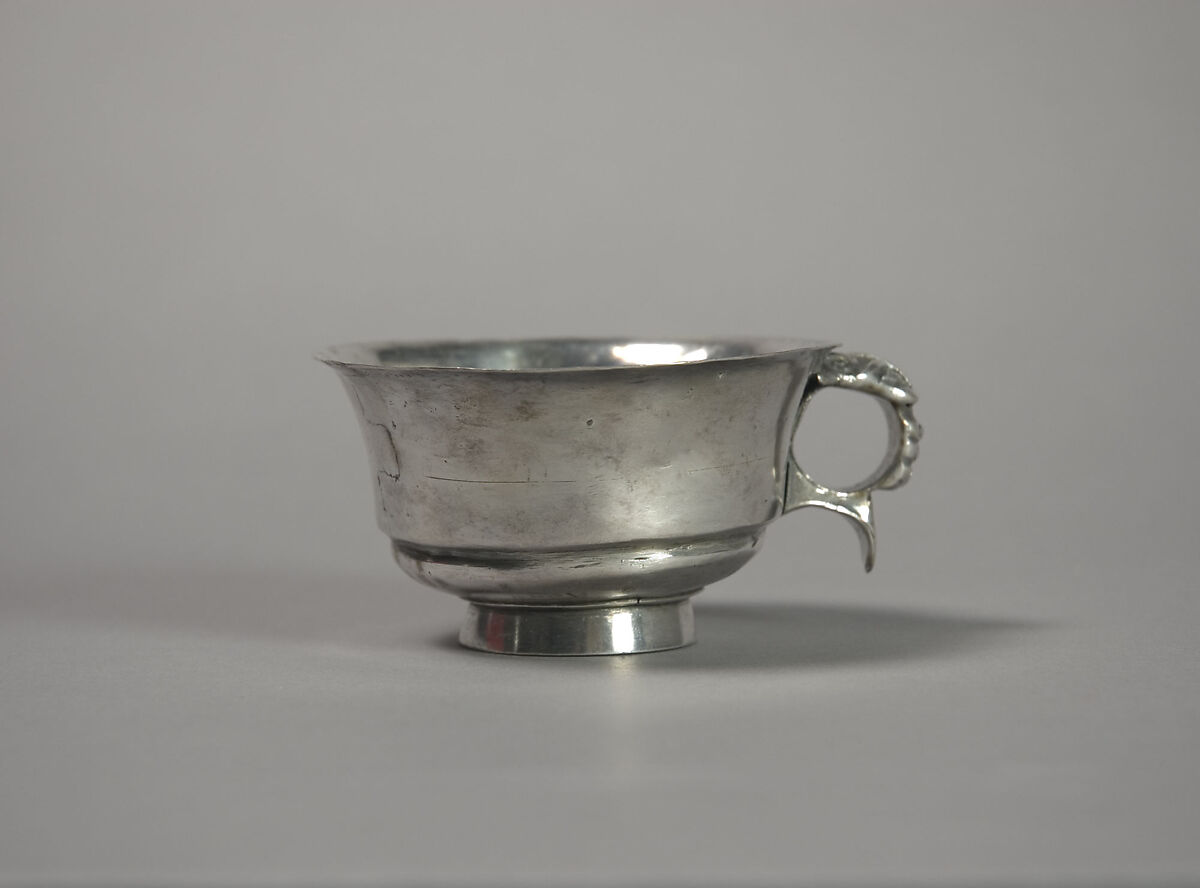 Cup with Handle, Silver, Central Asia 