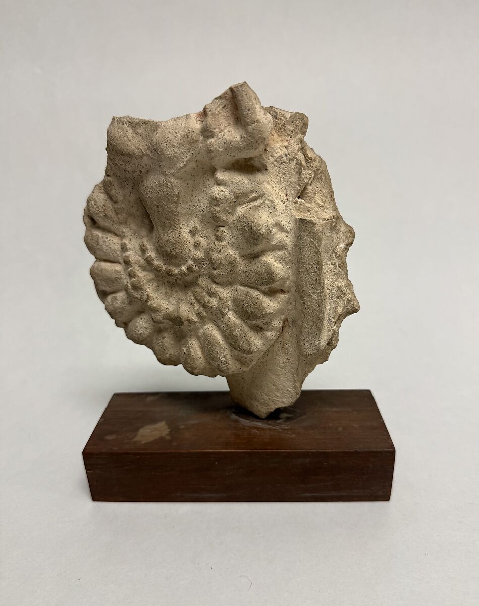 Fragment of a Relief, Stucco, Central Asia