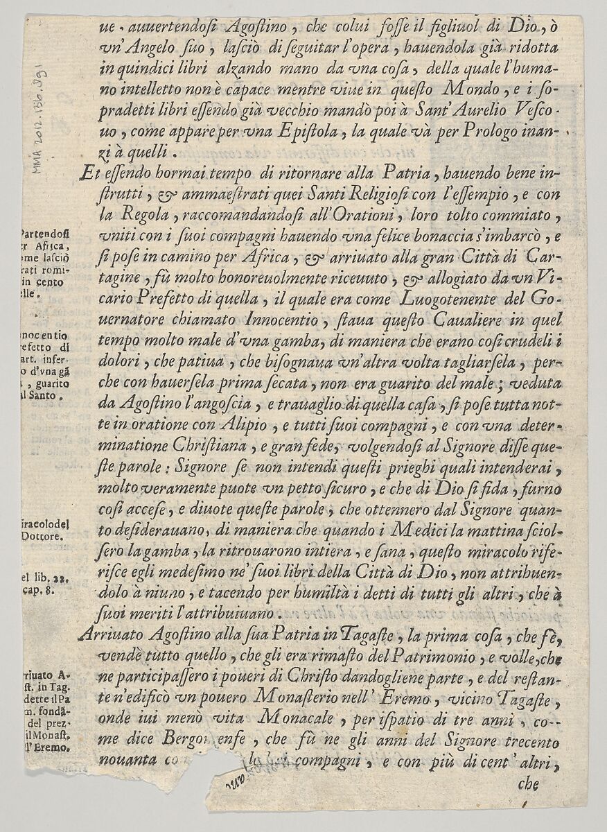 The Hierarchy of the church in the form of a tree, hell below, a plate from a book, Anonymous