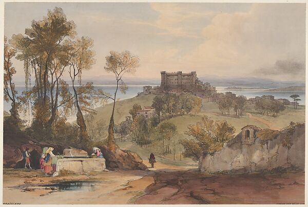 Bracciano (Views of Rome and Its Environs, plate 2)