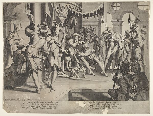 The Judge Bias Shedding Tears, plate IX from 