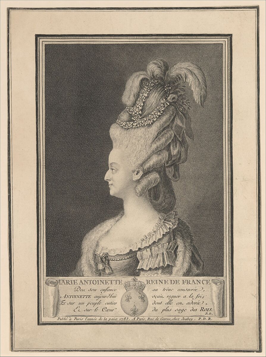 Marie Antoinette, Queen of France, Jean-Baptiste Isabey (French, Nancy 1767–1855 Paris), Etching and engraving 