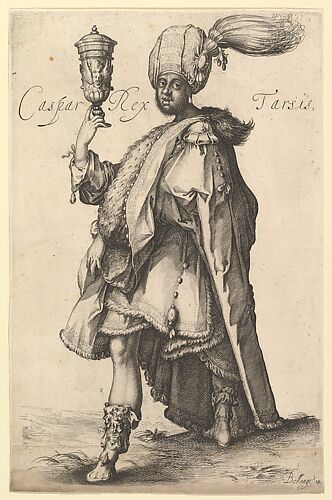 Caspar, after Three Magi series by Jacques Bellange