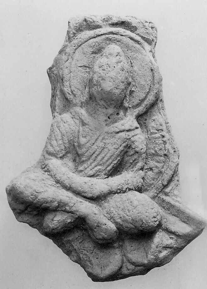 Fragment of a Relief, Clay, Central Asia 