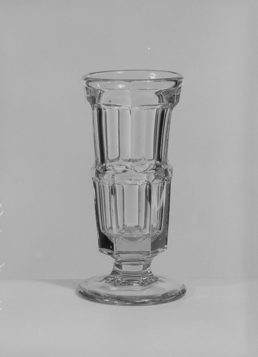 Ale Glass, New England Glass Company (American, East Cambridge, Massachusetts, 1818–1888), Pressed glass, American 