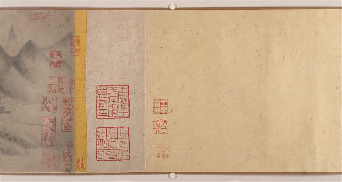 Cloudy Mountains, Mi Youren (Chinese, 1074–1151), Handscroll; ink on paper, China