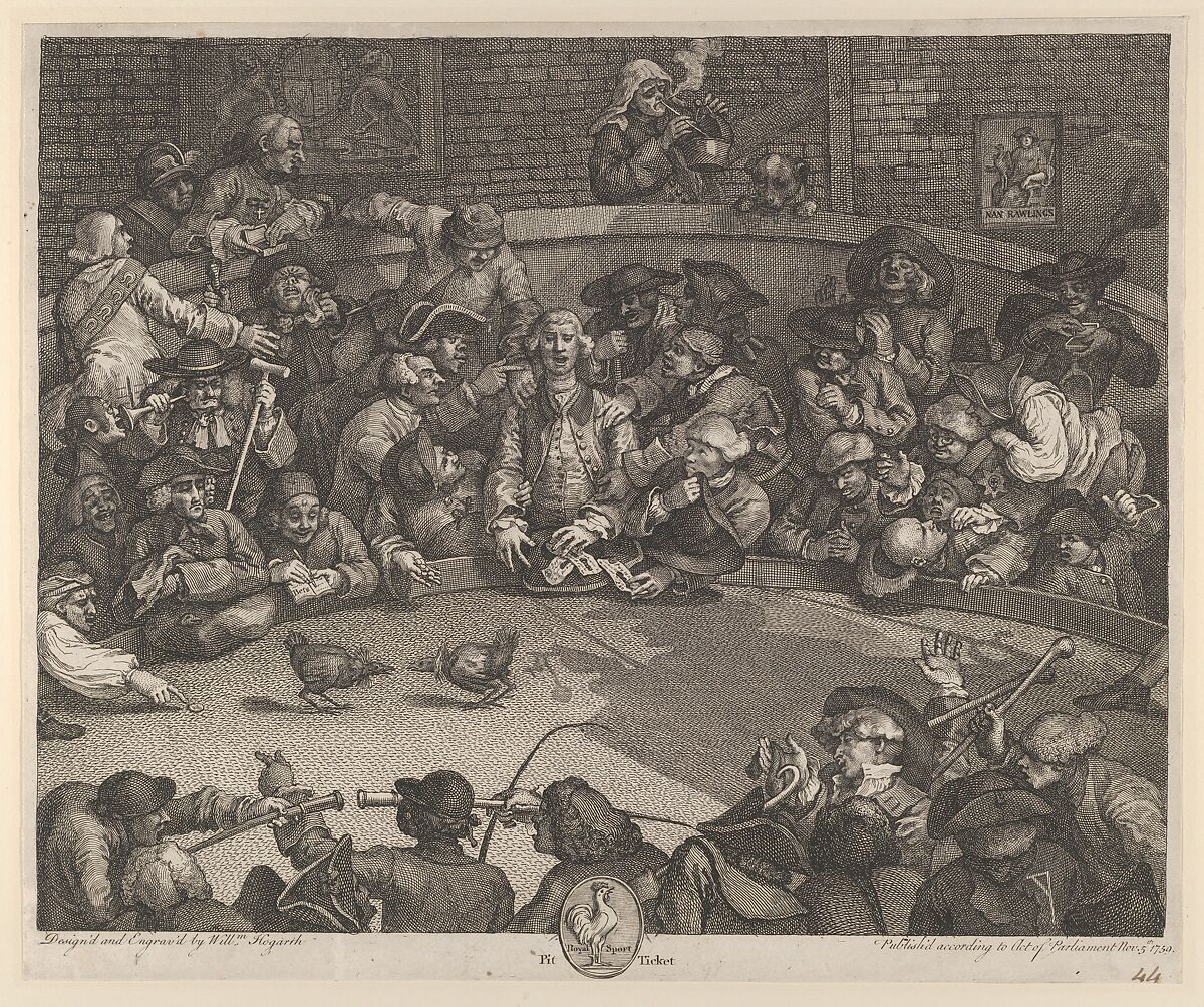 The Cockpit, William Hogarth (British, London 1697–1764 London), Etching and engraving; only state 