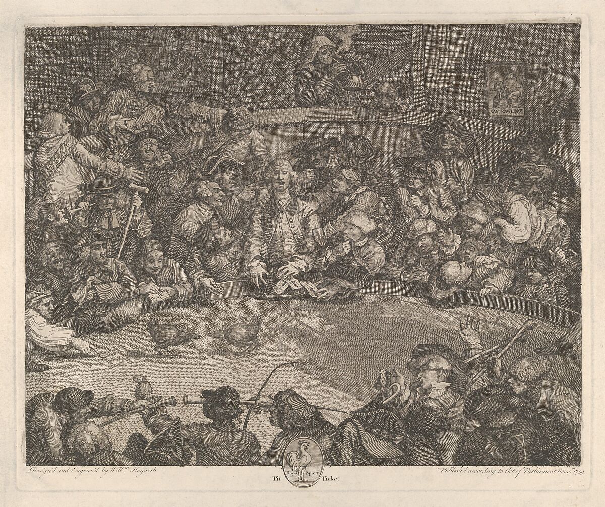 The Cockpit, William Hogarth (British, London 1697–1764 London), Etching and engraving; only state 