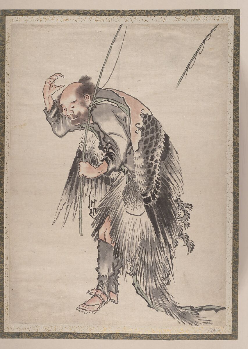 Album of Sketches by Katsushika Hokusai and His Disciples, Katsushika Hokusai (Japanese, Tokyo (Edo) 1760–1849 Tokyo (Edo)), Album of ninety-seven leaves; ink and color on paper, Japan