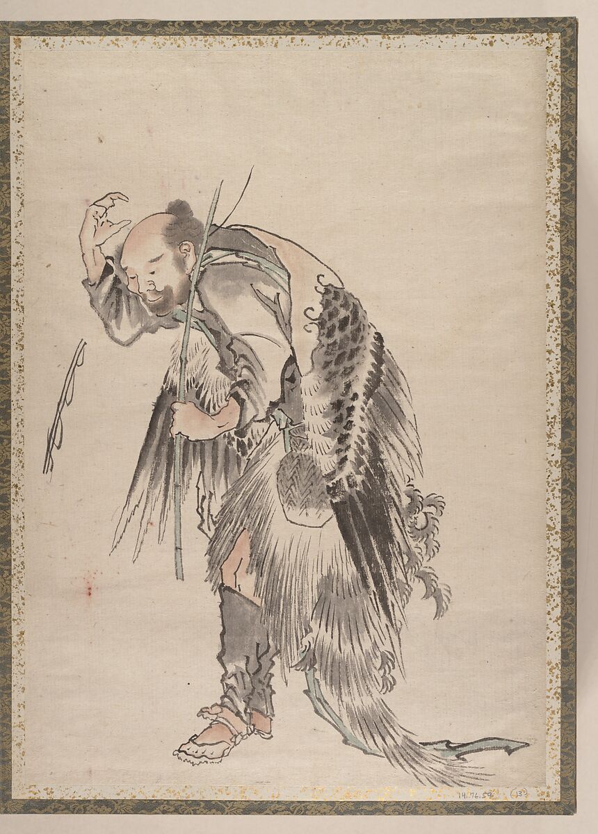 Album of Sketches by Katsushika Hokusai and His Disciples, Katsushika Hokusai (Japanese, Tokyo (Edo) 1760–1849 Tokyo (Edo)), Album of ninety-seven leaves; ink and color on paper, Japan