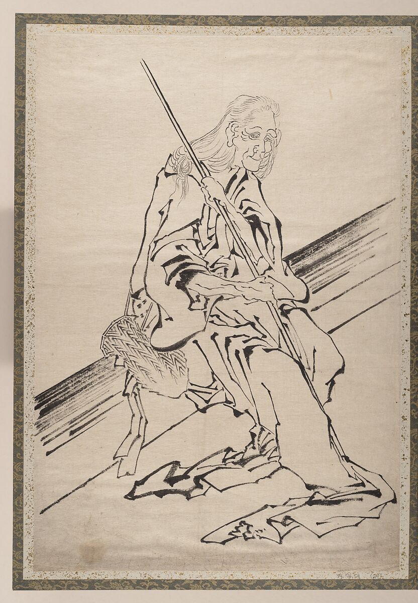 Album of Sketches by Katsushika Hokusai and His Disciples, Katsushika Hokusai (Japanese, Tokyo (Edo) 1760–1849 Tokyo (Edo)), Album of ninety-seven leaves; ink and color on paper, Japan