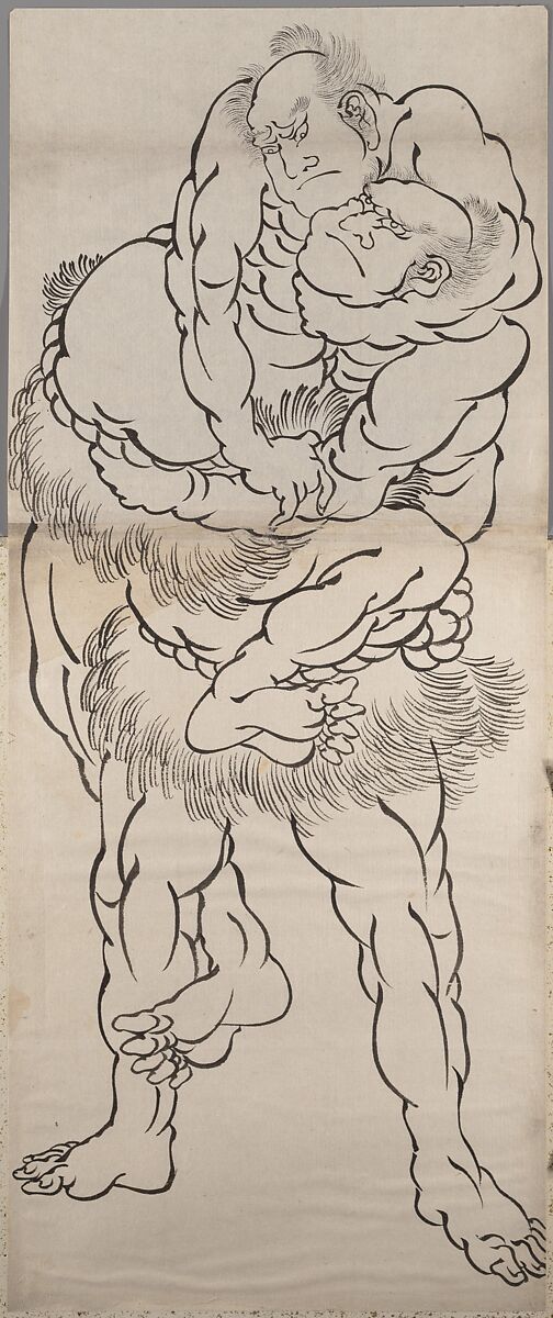 Album of Sketches by Katsushika Hokusai and His Disciples, Katsushika Hokusai (Japanese, Tokyo (Edo) 1760–1849 Tokyo (Edo)), Album of ninety-seven leaves; ink and color on paper, Japan