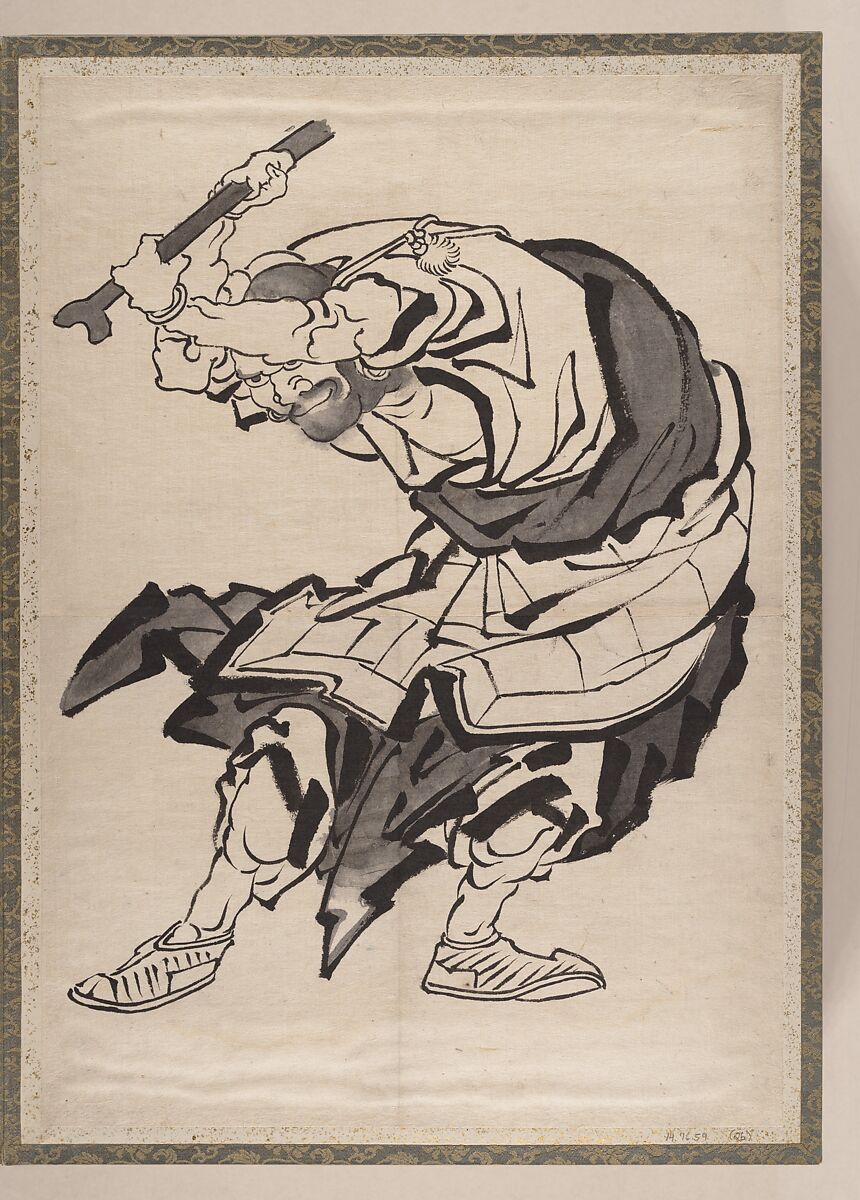 Album of Sketches by Katsushika Hokusai and His Disciples, Katsushika Hokusai (Japanese, Tokyo (Edo) 1760–1849 Tokyo (Edo)), Album of ninety-seven leaves; ink and color on paper, Japan