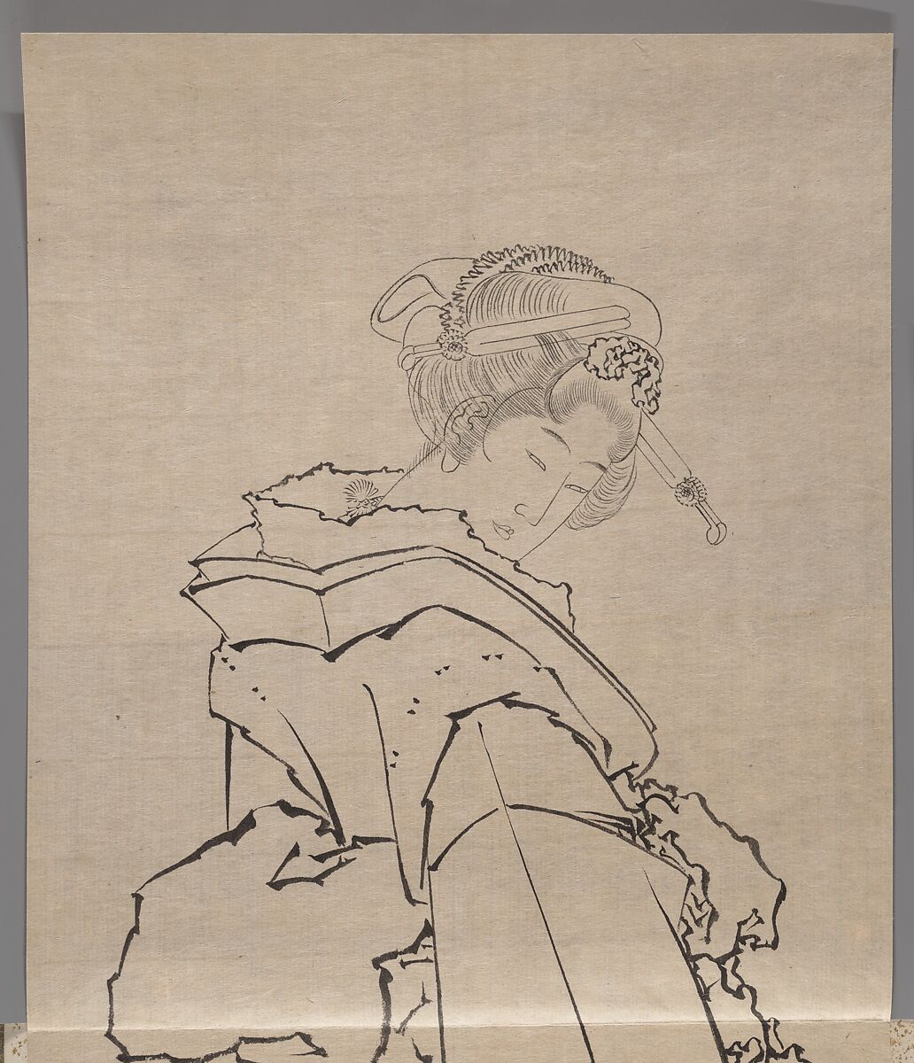 Album of Sketches by Katsushika Hokusai and His Disciples, Katsushika Hokusai (Japanese, Tokyo (Edo) 1760–1849 Tokyo (Edo)), Album of ninety-seven leaves; ink and color on paper, Japan