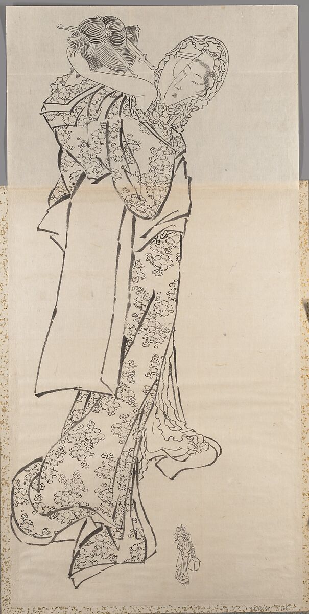 Album of Sketches by Katsushika Hokusai and His Disciples, Katsushika Hokusai (Japanese, Tokyo (Edo) 1760–1849 Tokyo (Edo)), Album of ninety-seven leaves; ink and color on paper, Japan