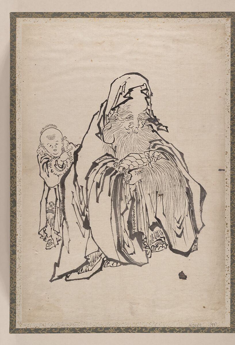 Album of Sketches by Katsushika Hokusai and His Disciples, Katsushika Hokusai (Japanese, Tokyo (Edo) 1760–1849 Tokyo (Edo)), Album of ninety-seven leaves; ink and color on paper, Japan