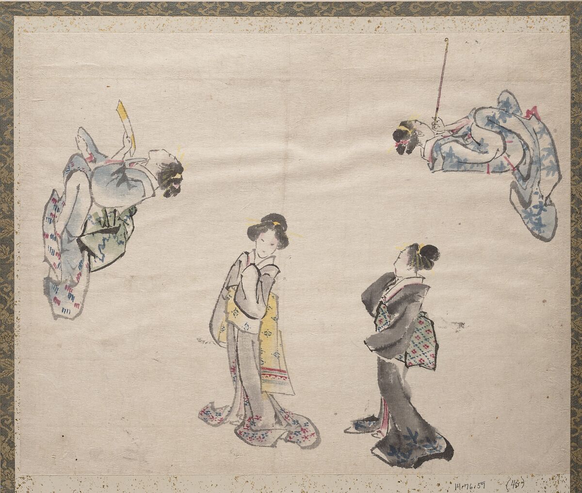 Album of Sketches by Katsushika Hokusai and His Disciples, Katsushika Hokusai (Japanese, Tokyo (Edo) 1760–1849 Tokyo (Edo)), Album of ninety-seven leaves; ink and color on paper, Japan