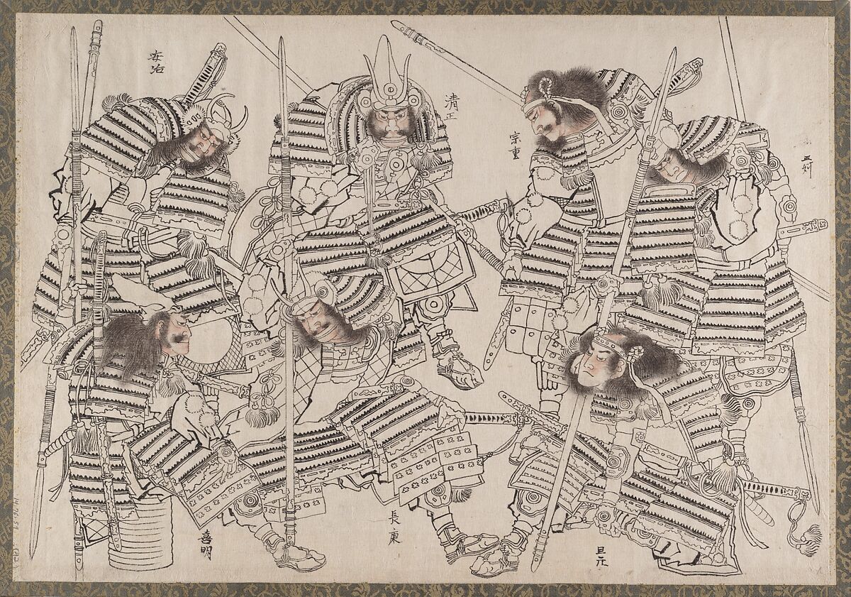 Album of Sketches by Katsushika Hokusai and His Disciples, Katsushika Hokusai (Japanese, Tokyo (Edo) 1760–1849 Tokyo (Edo)), Album of ninety-seven leaves; ink and color on paper, Japan