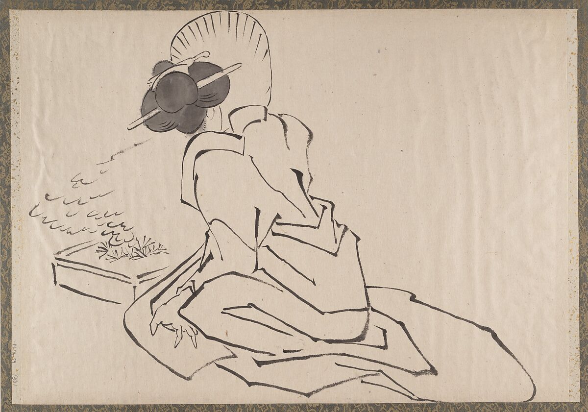 Album of Sketches by Katsushika Hokusai and His Disciples, Katsushika Hokusai (Japanese, Tokyo (Edo) 1760–1849 Tokyo (Edo)), Album of ninety-seven leaves; ink and color on paper, Japan