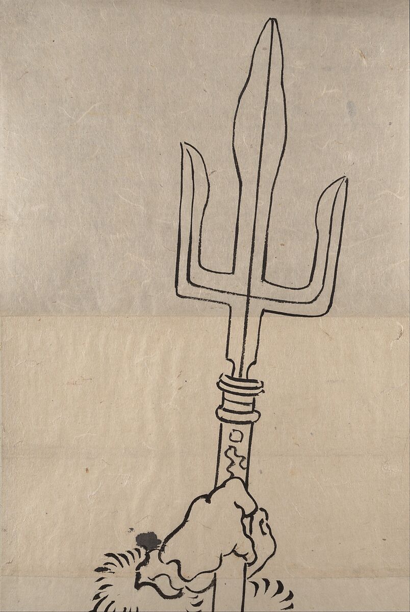 Album of Sketches by Katsushika Hokusai and His Disciples, Katsushika Hokusai (Japanese, Tokyo (Edo) 1760–1849 Tokyo (Edo)), Album of ninety-seven leaves; ink and color on paper, Japan