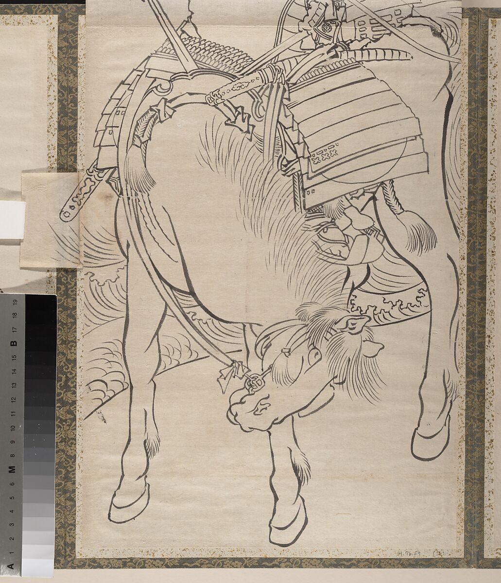 Album of Sketches by Katsushika Hokusai and His Disciples, Katsushika Hokusai (Japanese, Tokyo (Edo) 1760–1849 Tokyo (Edo)), Album of ninety-seven leaves; ink and color on paper, Japan