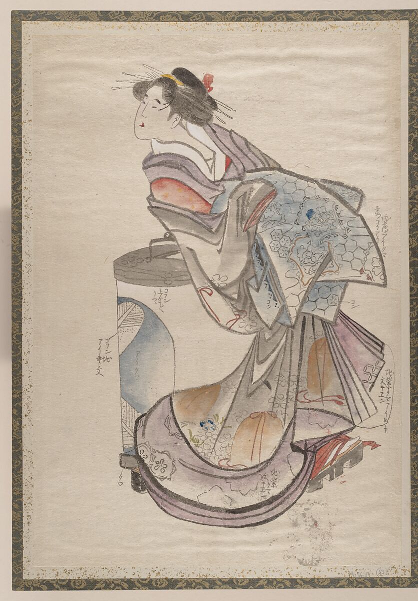 Album of Sketches by Katsushika Hokusai and His Disciples, Katsushika Hokusai (Japanese, Tokyo (Edo) 1760–1849 Tokyo (Edo)), Album of ninety-seven leaves; ink and color on paper, Japan