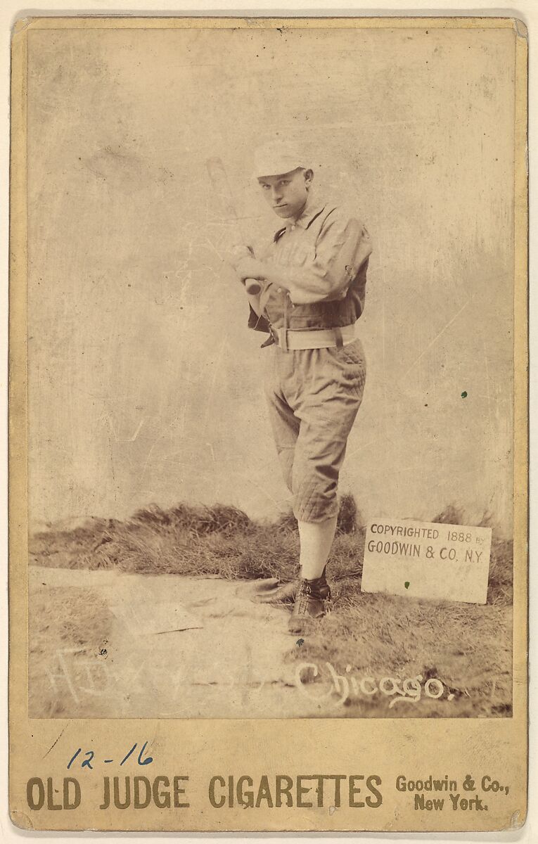 Chicago, from the series Old Judge Cigarettes, Issued by Goodwin &amp; Company, Albumen photograph, cabinet card 