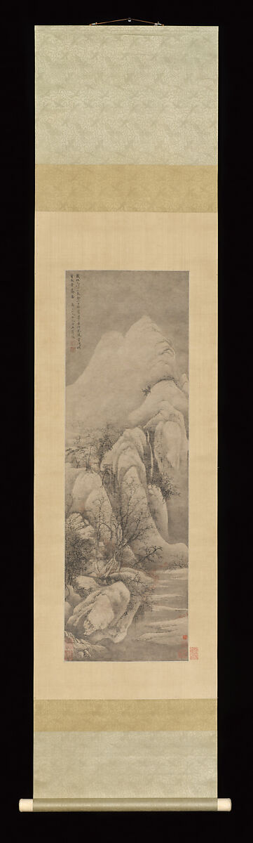 Snow Clearing: Landscape after Li Cheng, Wang Hui (Chinese, 1632–1717), Hanging scroll; ink and color on paper, China