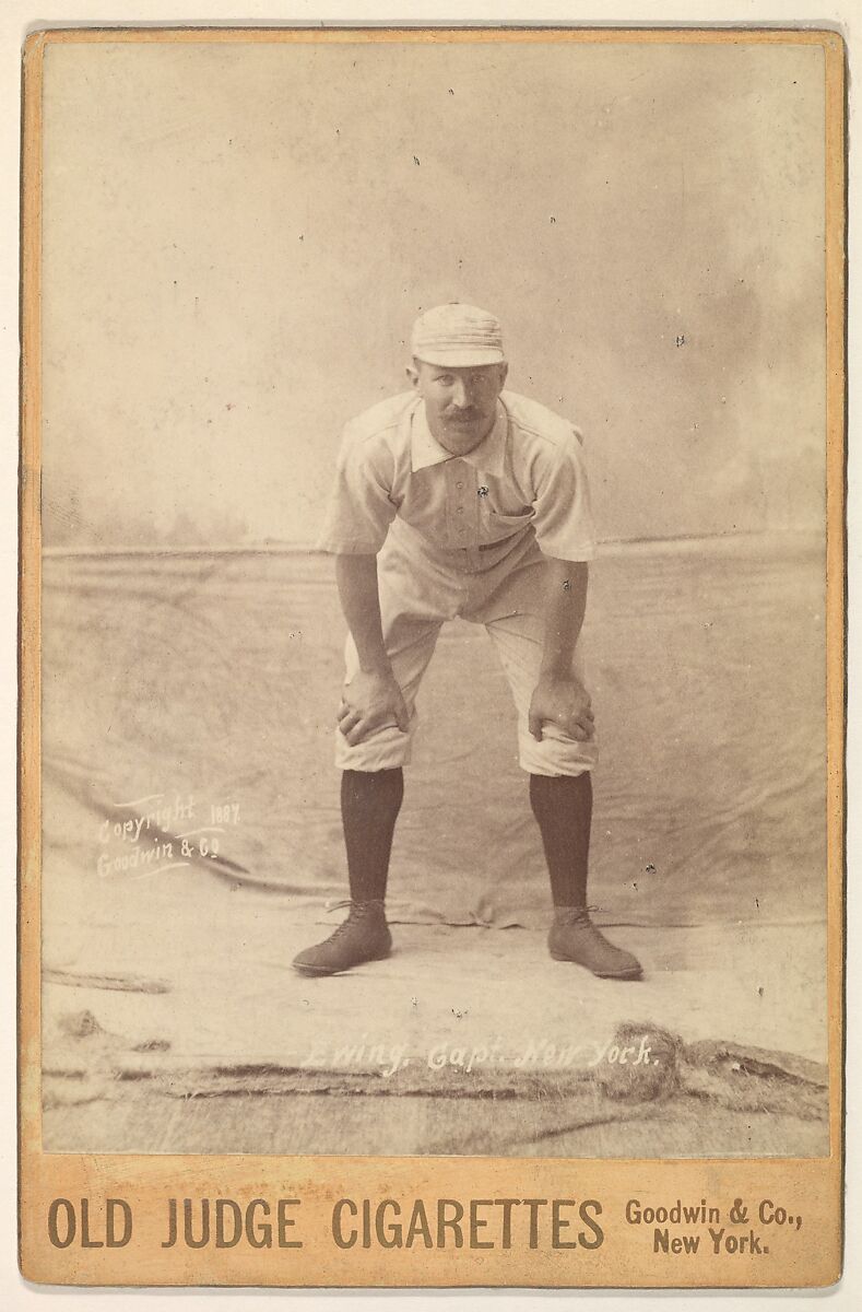 Ewing, Captain, New York, from the series Old Judge Cigarettes, Issued by Goodwin &amp; Company, Albumen photograph, cabinet card 