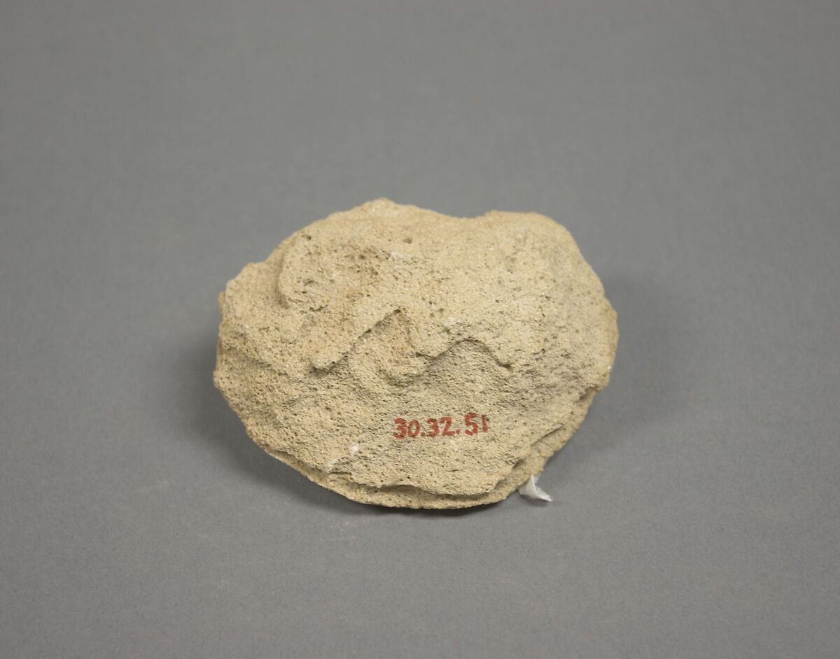 Mold with Intaglio Figure, Stucco, Central Asia