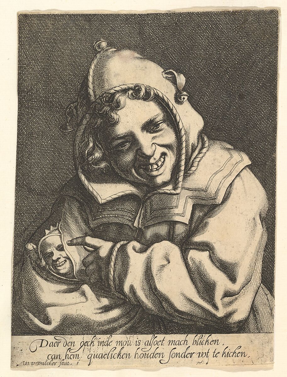 Laughing Fool, Werner van den Valckert (Dutch, The Hague, 1580/85–1627 Amsterdam), Etching and engraving 